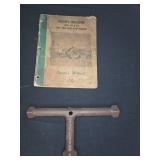 Massey-Ferguson Planter Manual & Cast Iron Tool