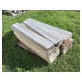 Stack Rough Sawn Wood Planks