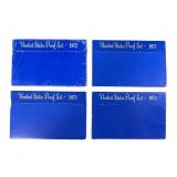 (4) United States Proof Sets, (1) 72 & (3) 71