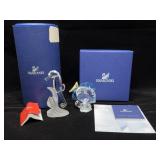 Swarovski Crystal Seahorse and Fish Figurines