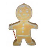 Gingerbread Man Blow Mold Decoration