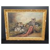 1890 Louise H. Grant Painting, "Gag Gag