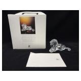 Swarovski SCS Crystal Lion 1995 Annual Edition