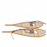 Saggarhew Wood & Rawhide Snowshoes Pair