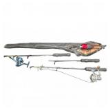 Fishing Rods With Reels And Carry Case