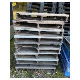 (10) Solid Composite Material Pallets