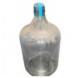 Large 1940 Glass Carboy Jug with Cracks
