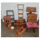 Wood Decor and Small Furniture Pieces