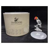 Swarovski Silver Crystal Toucan Figurine with Box