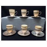Tiffany & Co. Sterling Silver Demitasse Set of 6