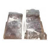 Lot Plastic Chocolate Candy Molds Assorted Shapes