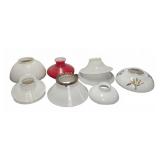 Glass Lamp Shades, 10 Pieces