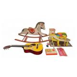 Vintage Toys and Hohner Kids Guitar Lot