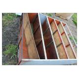 5 TIER METAL/ WOOD SHELVING