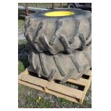 PAIR OF FIRESTONE 18.4-16 TIRES