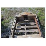 JOHN DEERE FRONT MOUNT & 3 WEIGHT PLATES