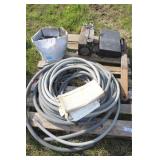 DRAW BAR, PLASTIC FITTING, WIRE COVER