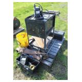 TOOLS, VISES, ROLLING CART