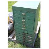 12 DRAWER METAL ORGANIZER