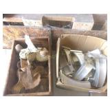 TABLE LEGS AND GAS MASK