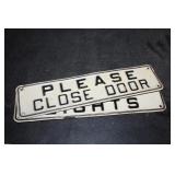 OLD DOOR SIGNS