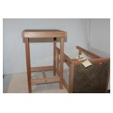 HAND MADE PLANT STAND WITH TILE TOP