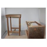 HAND MADE PLANT STAND WITH TILE TOP