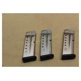 3 - S&W 7 ROUND MAGAZINES - 9MM