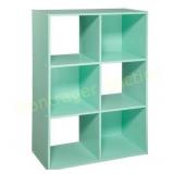 ROOM ESSENTIAL MINT 6 CUBE ORGANIZER