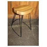 HULL WOOD SEAT COUNTER STOOL