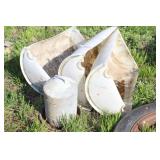 PLASTIC HOG TROUGHS AND CHICKEN WATER