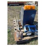 STRIPING MACHINE, METAL ORGANIZERS