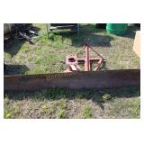 DAMAGED 3 PT HITCH BACK BLADE