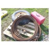 IMPLEMENT TIRE & CABLE, VICE, TOOL BOX