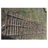 2 SECTIONS OF WROUGHT IRON FENCING