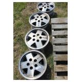 4 - ALUMINUM JIMMY RIMS