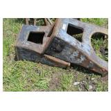 2 CAST IRON TOOL BOXES