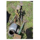 2 PEIP STANDS, STOCK ROLLER