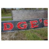 ENAMEL & NEON SIGN, 15FT