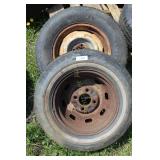 2- 15 INCH 5 HOLE/ 4 HOLE RIMS