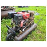 TWIN CYLINDER GAS POWERED AIR COMPRESSOR