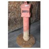 VALVE STAND ON METAL PLATE