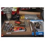 DRILL BITS, FLASH LIGHTS, CANDY JAR