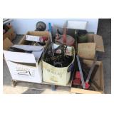 PIPE WRENCHES, VINTAGE GAS CANS