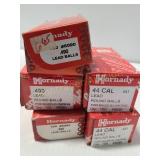 2 BOXES OF (.451), 3 BOXES OF (.490) LEAD BALLS