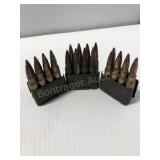 3 CLIPS OF 308 WIN. ROUNDS; 24 TOTAL