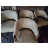 CURVED BACK ARM CHAIRS