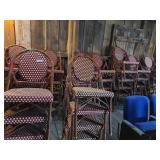 RATTAN DINING ROOM CHAIRS