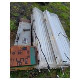 ELECTRICAL ITEMS, LIGHTS, SWITCH BOX AND MORE