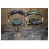 2 SHOP CHAIRS